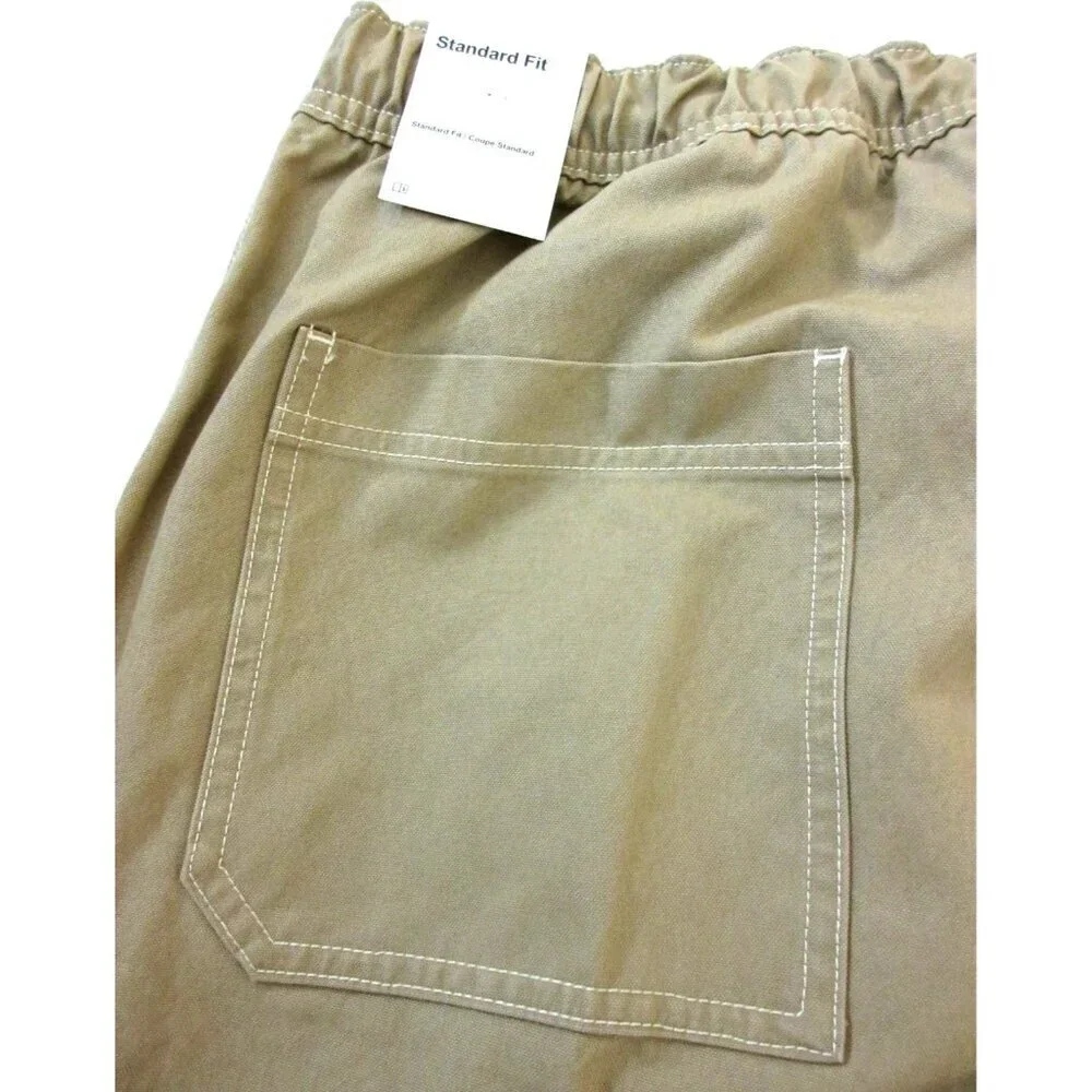 Jordan Men's MJ Chicago Cotton Cargo Casual Logo Pants Desert Khaki Large NWT